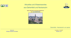 Desktop Screenshot of dahenfeld.purespace.de