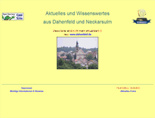Tablet Screenshot of dahenfeld.purespace.de