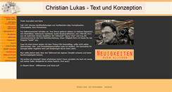 Desktop Screenshot of christianlukas.purespace.de