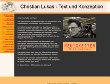 Tablet Screenshot of christianlukas.purespace.de