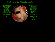 Tablet Screenshot of fusskuss.purespace.de